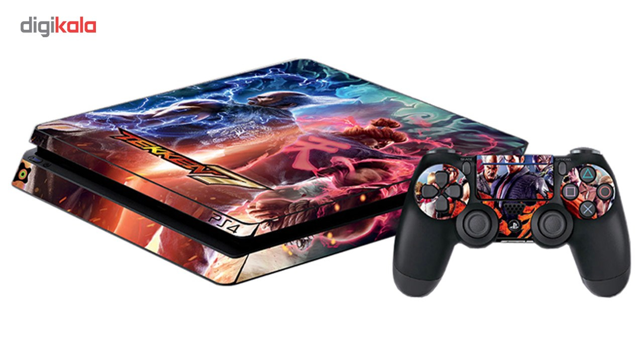برچسب پلی استیشن 4 اسلیم آی گیمر طرح Tekken 7-2