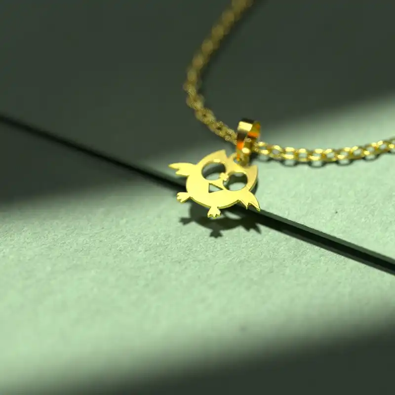 گردنبند طلا 18 عیار زنانه مدوپد مدل هالووین کد G3-1-1047