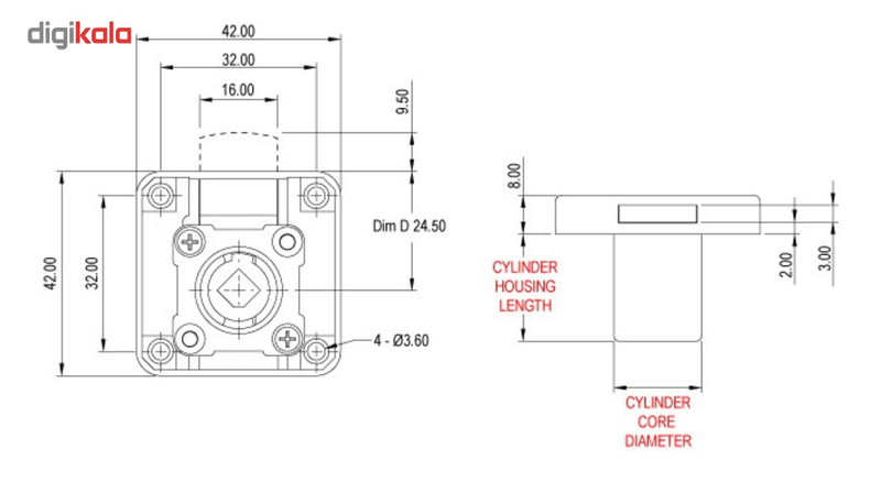 قفل کمدی سایبر لاک مدل 601 بسته 20 عددی قفل کمدی سایبر لاک مدل 601 بسته 20 عددی
