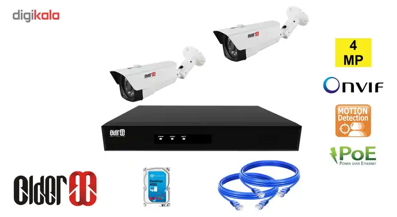 سیستم امنیتی آی پی 4MP الدر مدل ELIP4B2