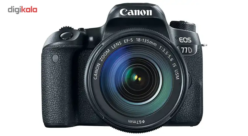 دوربین دیجیتال کانن مدل EOS 77D به همراه لنز 18-135 میلی متر IS USM