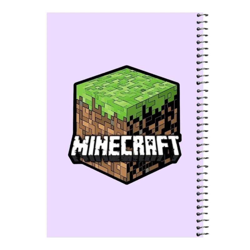 دفتر مشق 80 برگ اس جی مدل ماینکرفت کد۱۵   