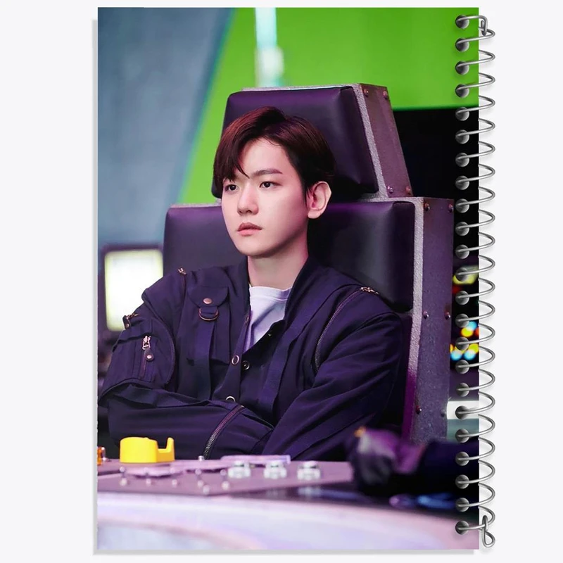 دفتر مشق 100 برگ خندالو طرح بکهیون گروه اکسو EXO کد 16820