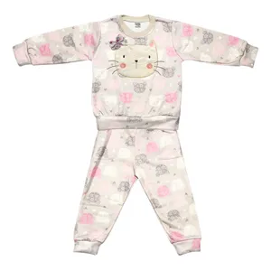 ست سویشرت و شلوار دخترانه مدل کیتی کد 218