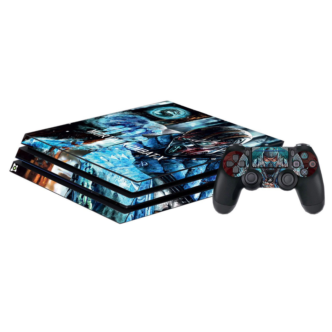 برچسب پلی استیشن 4 Pro آی گیمر طرح Mortal Kombat X