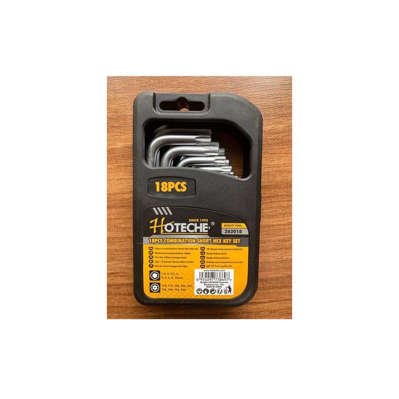 ست آچار الن  هوتچ مدل 262018 مجموعه 18 عددی