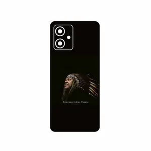 MAHOOT Portrait of an Indian Man Cover Sticker for Motorola Moto G54