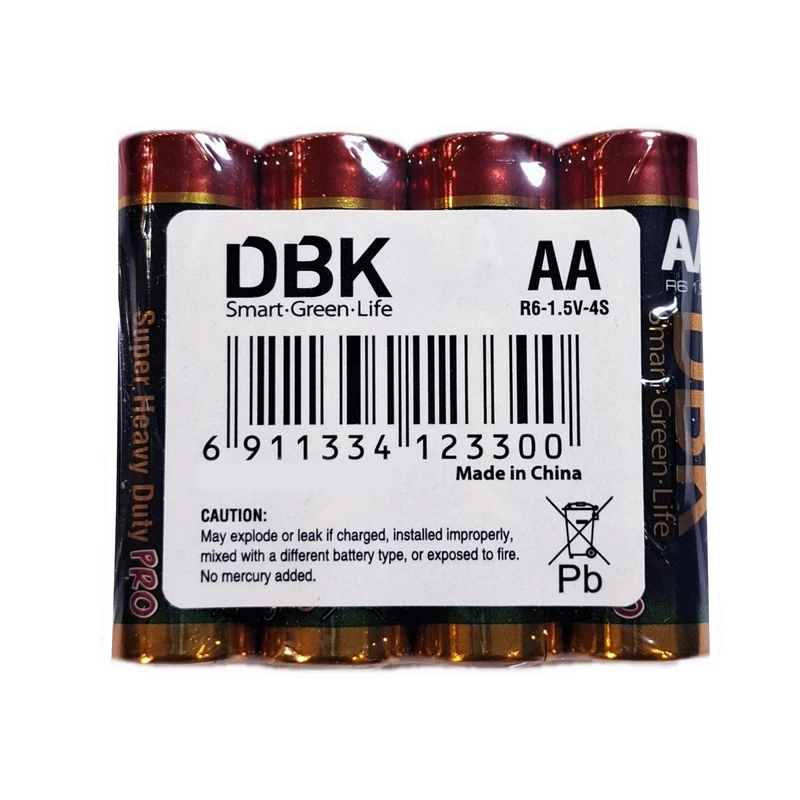 باتری قلمی دی بی کی مدل Super Heavy Duty بسته 4 عددی