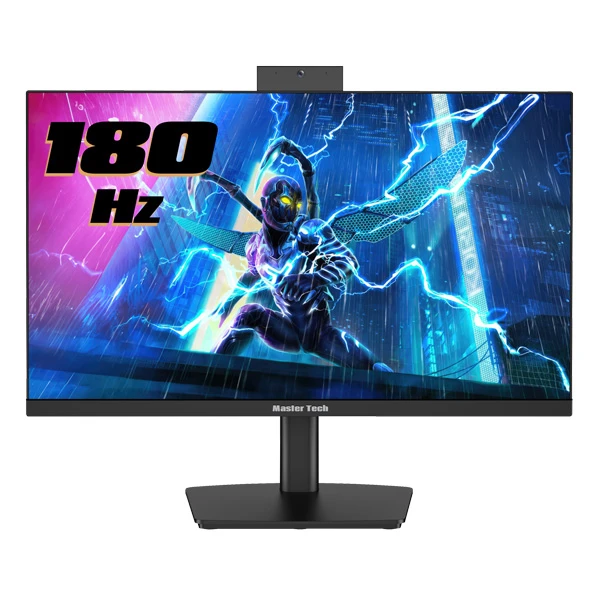 مانیتور گیمینگ 27 اینچ مسترتک مدل  PA279QTC، رزولوشن QHD، پنل IPS، نرخ بروزرسانی 180 هرتز، با نسبت تصویر 16:9، دارای اسپیکر داخلی، دارای پورت HDMI و DisplayPort و USB و خروجی هدفون