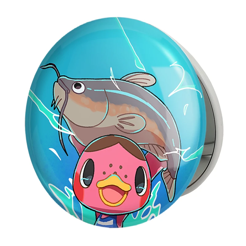 آینه جیبی خندالو طرح بازی انیمال کراسینگ (Animal Crossing) مدل تاشو کد 32679