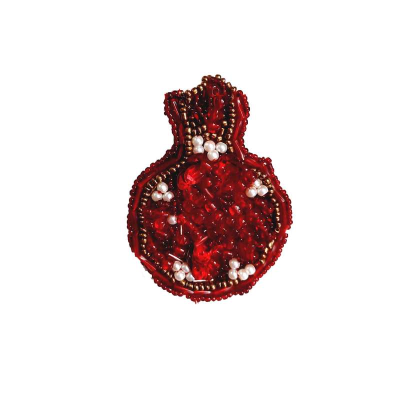 سنجاق سینه زنانه مدل یلدا طرح انار