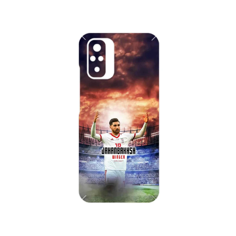 برچسب پوششی ماهوت مدل Alireza Jahanbakhsh مناسب برای گوشی موبایل شیائومی Redmi Note 10s