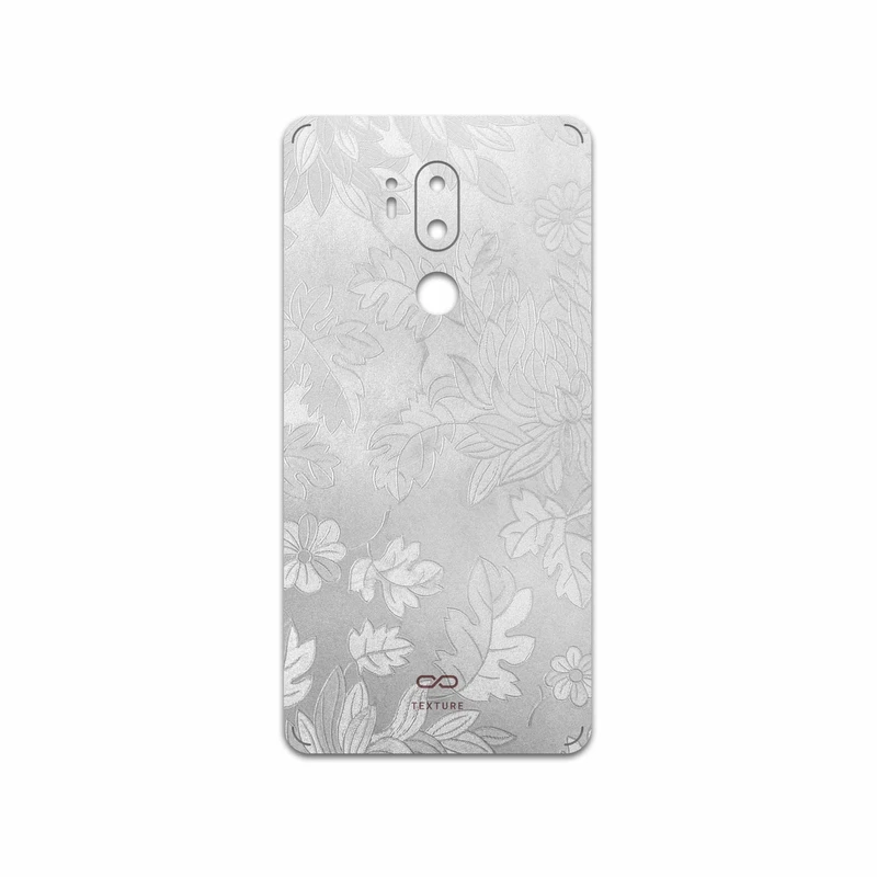 برچسب پوششی ماهوت مدل Silver-Wildflower مناسب برای گوشی موبایل ال جی G7 PLUS THINQ