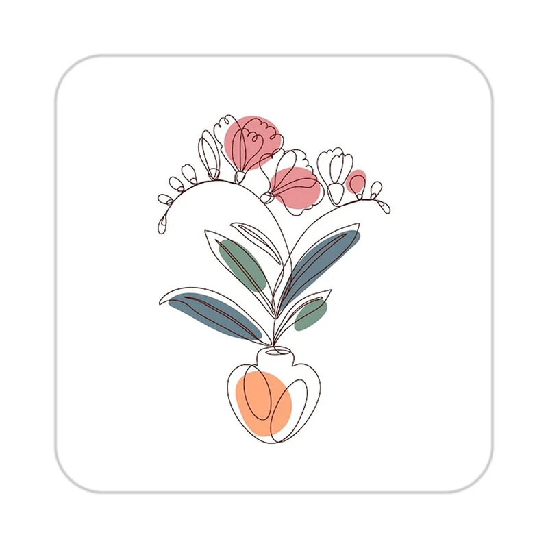 زیر لیوانی کاکتی طرح عاشقانه مدل mp37940