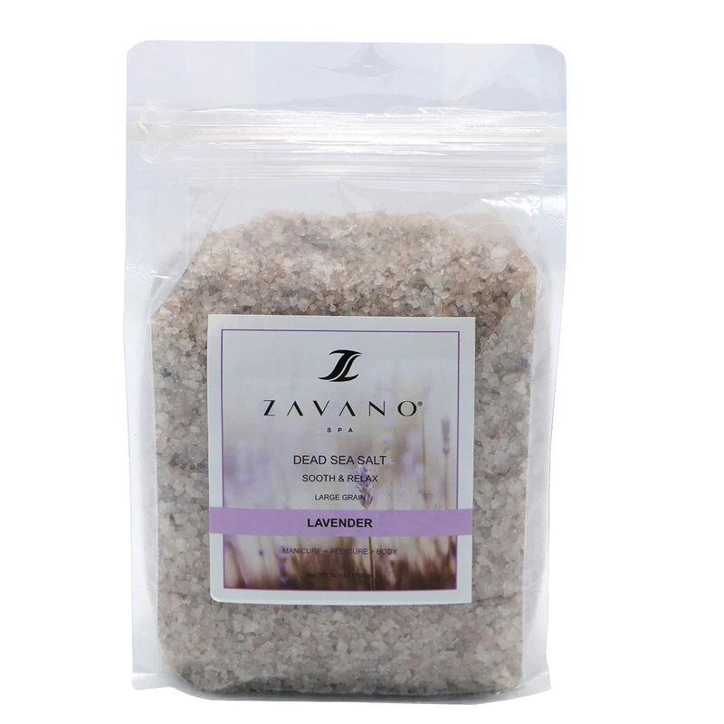 نمک اسپا زاوانو مدل Lavender وزن 1100 گرم