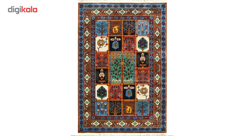 گبه ماشینی پارس نقش طرح شاهسون دارچینی گبه ماشینی پارس نقش طرح شاهسون دارچینی