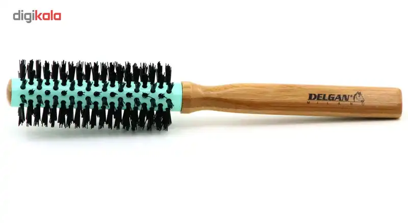 برس گرد حرارتی دسته بامبو سایز 40، 53، 63 و 73 میلی متری دلگان مدل W02-000001 بسته 4 عددی