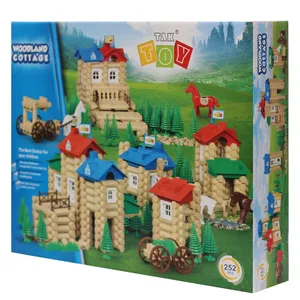 TAK TOY 1044 Woodland Cottage 252 Pcs Game Building