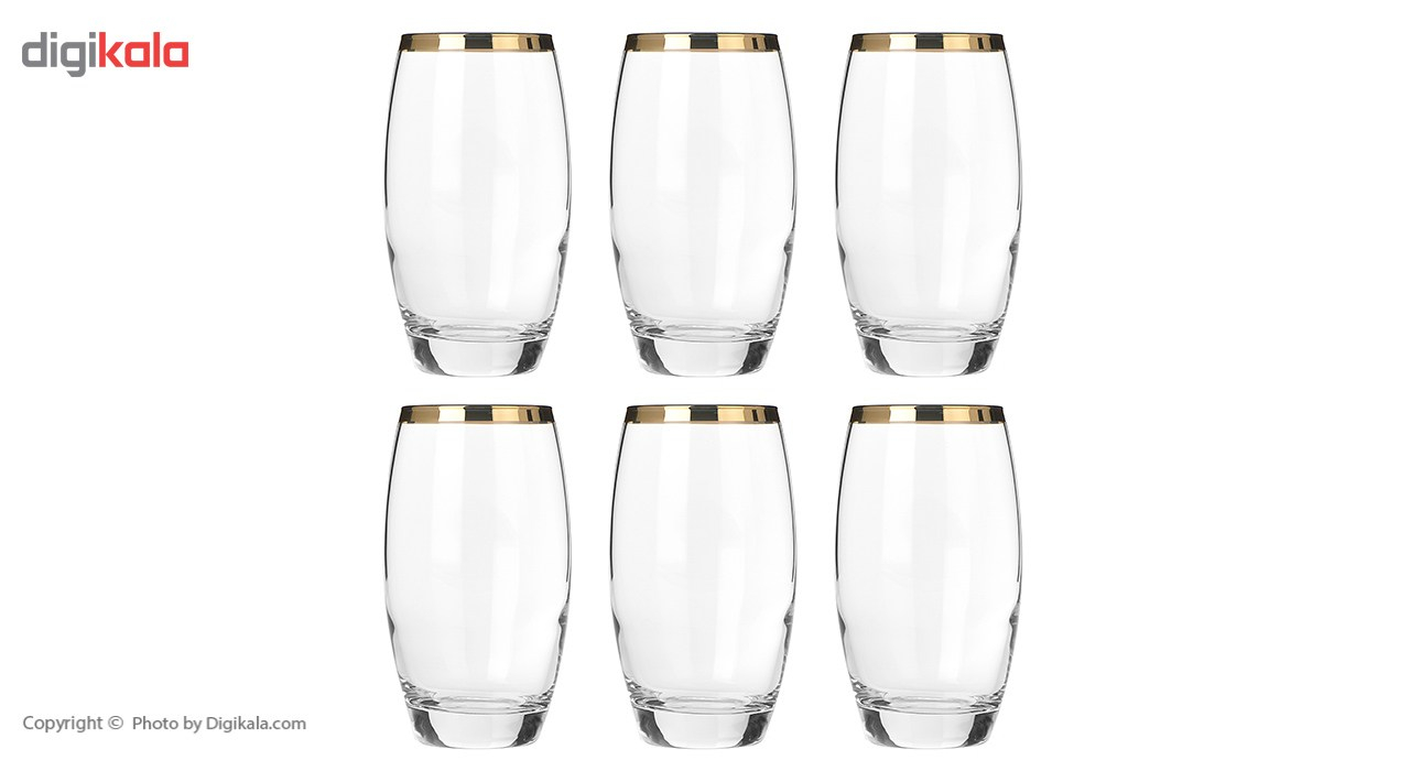 لیوان پاشاباغچه مدل بارل کد 41020 بسته 6 عددی