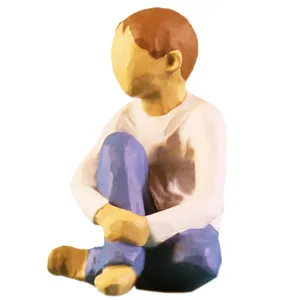 مجسمه امین کامپوزیت مدل کودک مراقب کد 56