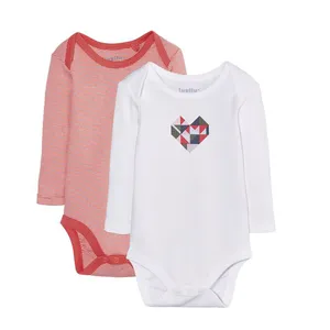 بادی آستین بلند نوزادی لوپیلو مدل BKC21 مجموعه 2 عددی