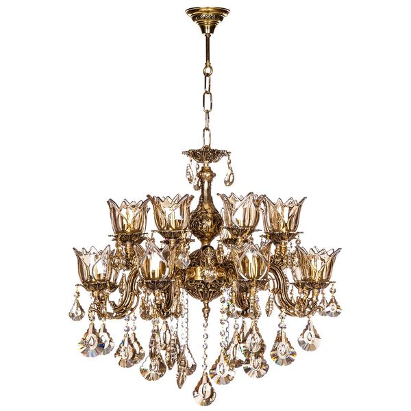 لوستر چشمه نور 24 شعله کد C2731/8+16