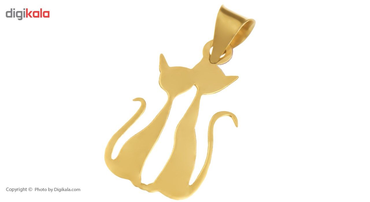 آویز گردنبند طلا 18 عیار زنانه ماهک مدل MM0449 -  - 2