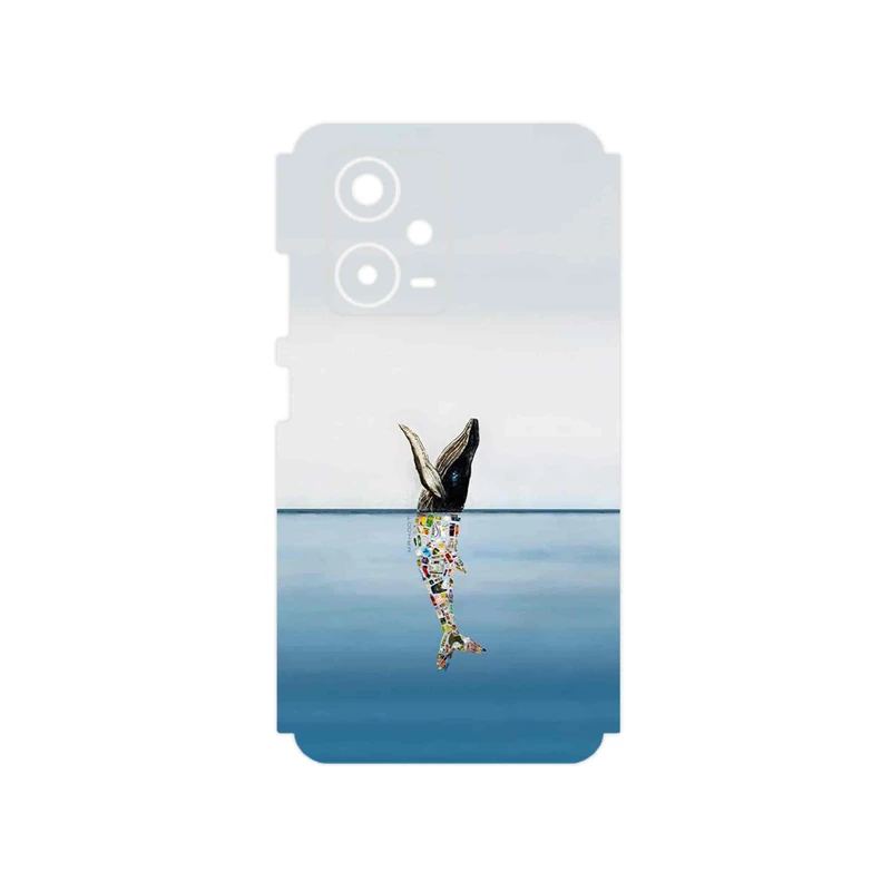 برچسب پوششی ماهوت مدل Collage of Sea Trash مناسب برای گوشی موبایل شیائومی Redmi Note 12 Pro Plus