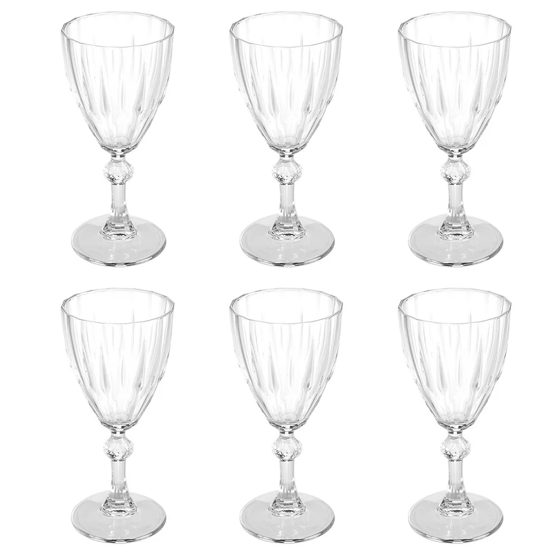 لیوان پاشاباغچه مدل دایموند کد 44767 بسته 6 عددی