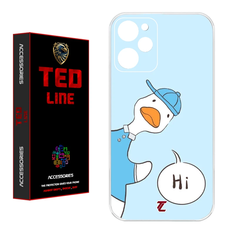 کاور تد لاین طرح اردک کد 1104 مناسب برای گوشی موبایل شیائومی Poco X5 Pro