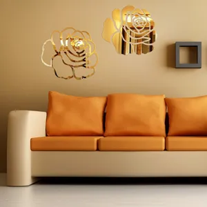 Decowall rose Plexiglas Mirror 20 Pieces