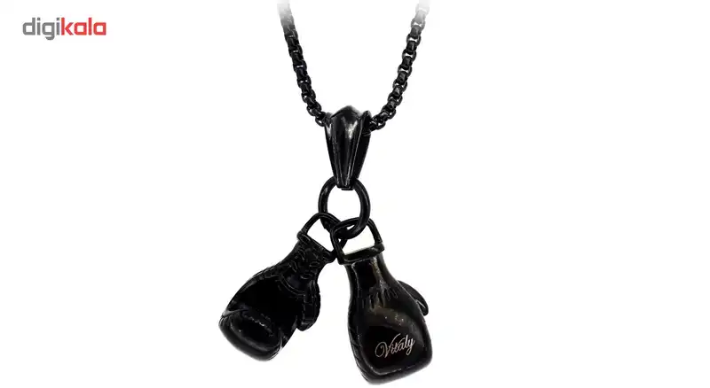 گردنبند شهر شیک طرح دستکش بوکس مدل G147