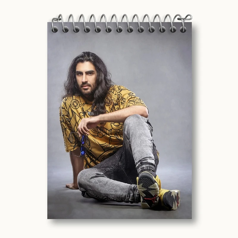 دفتر یادداشت 50 برگ خندالو مدل ماکان بند کد 27314