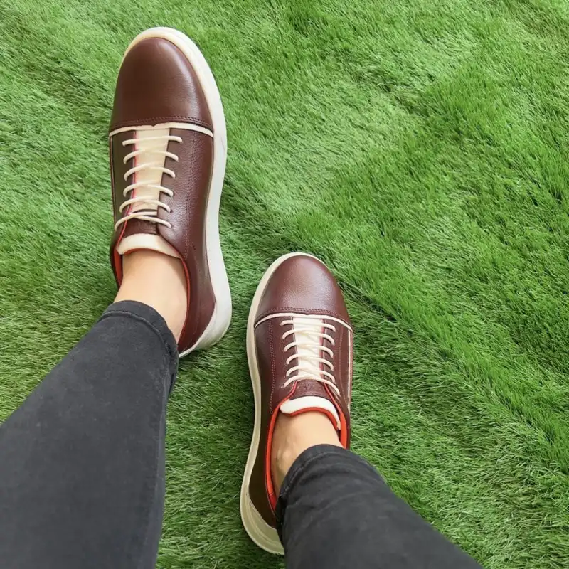 کفش روزمره زنانه مدل شمس 2022-new.z رنگ زرشکی