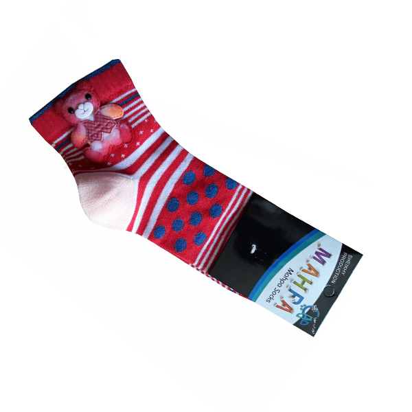 جوراب دخترانه مهپا مدل عروسکی 11