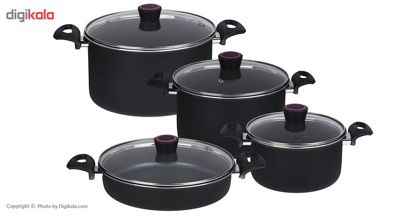 سرویس قابلمه 8 پارچه ماتکس مدل Granito کد 8828