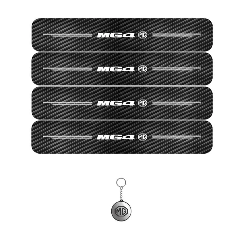 برچسب پارکابی مهدیار طرح کربن کد LCE0024 مناسب برای ام جی4 مجموعه4عددی به همراه جاکلیدی