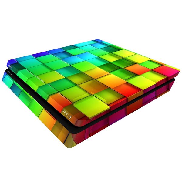 برچسب افقی پلی استیشن 4 اسلیم ونسونی طرح 3D Boxes برچسب افقی پلی استیشن 4 اسلیم ونسونی طرح 3D Boxes