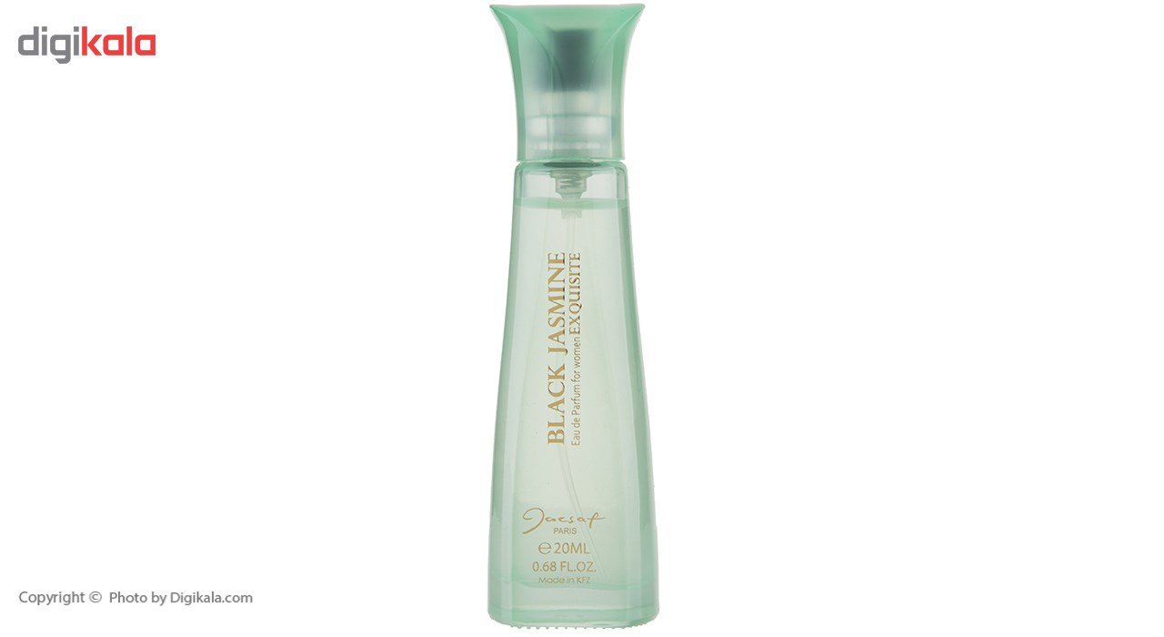 عطر جیبی ژک ساف مدل Black Jasmine Exquisite حجم 20 میلی لیتر مناسب برای بانوان