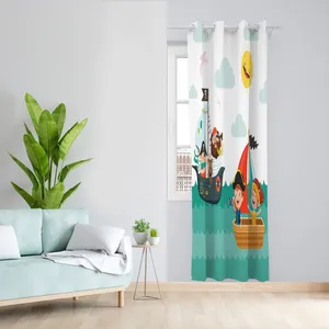  پرده مدل دزدان دریایی مخمل پانچی کد 1186a سایز 140x280 سانتی متر 