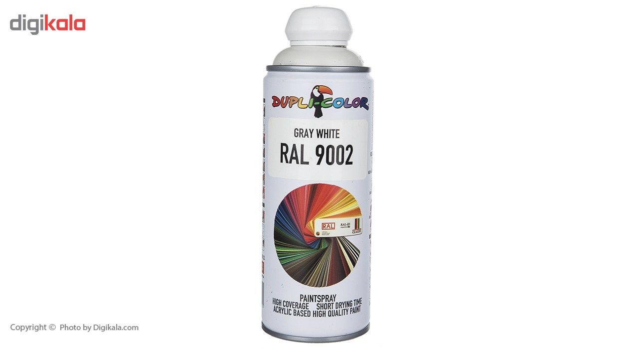 اسپری رنگ کرم دوپلی کالر مدل RAL 9002 حجم 400 میلی لیتر