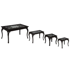 میز جلومبلی و مجموعه ی 3عددی میز عسلی صنایع چوب قایم مدل k401