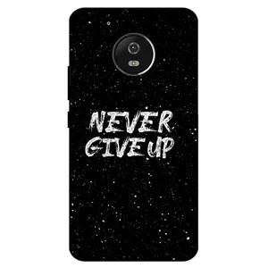 Megafone Never give up 1871 Cover For Motorola Moto G5