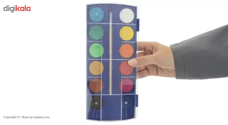 آبرنگ 12 رنگ پلیکان