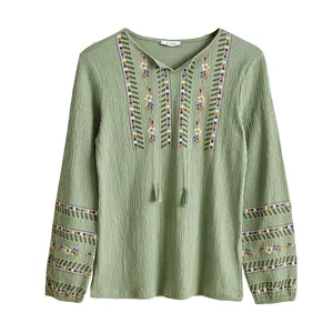 بلوز آستین بلند زنانه ال سی وایکیکی مدل 0saa76z