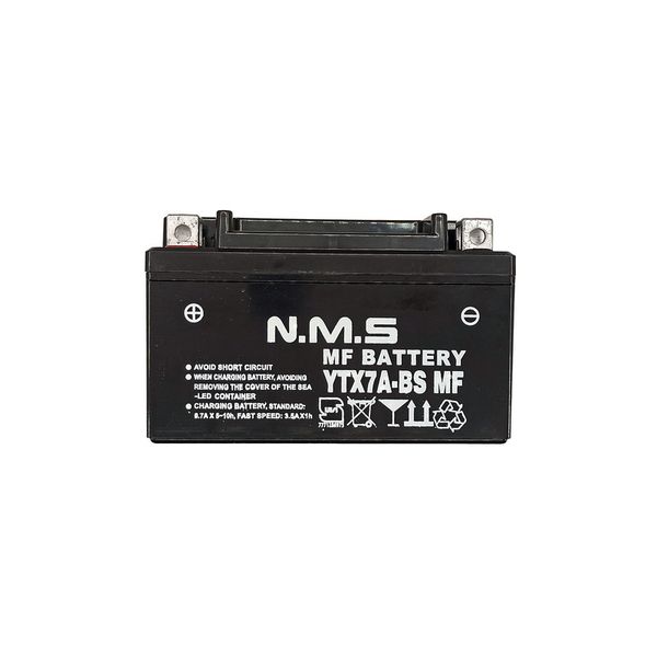 باتری موتورسیکلت ان ام اس مدل 12v7ah