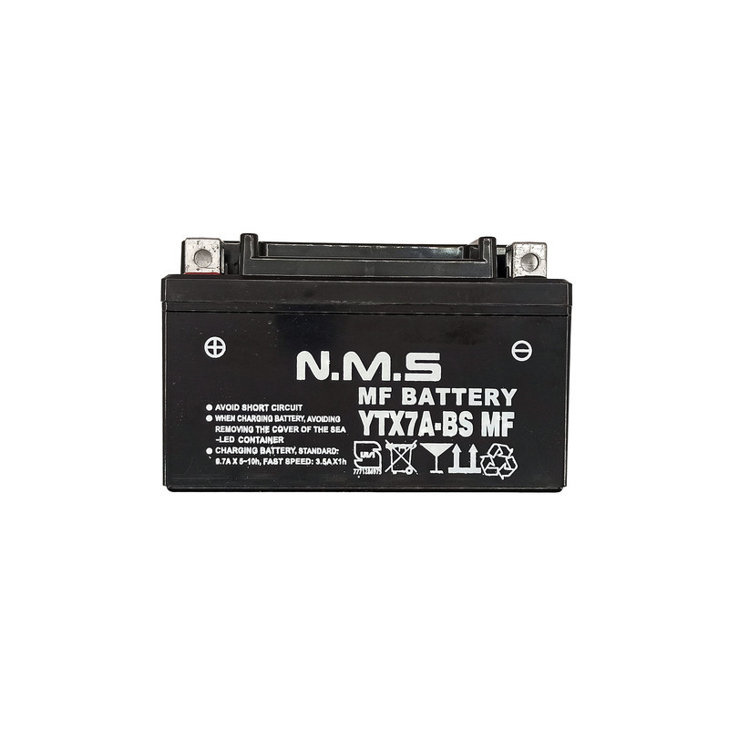 باتری موتورسیکلت ان ام اس مدل 12v7ah