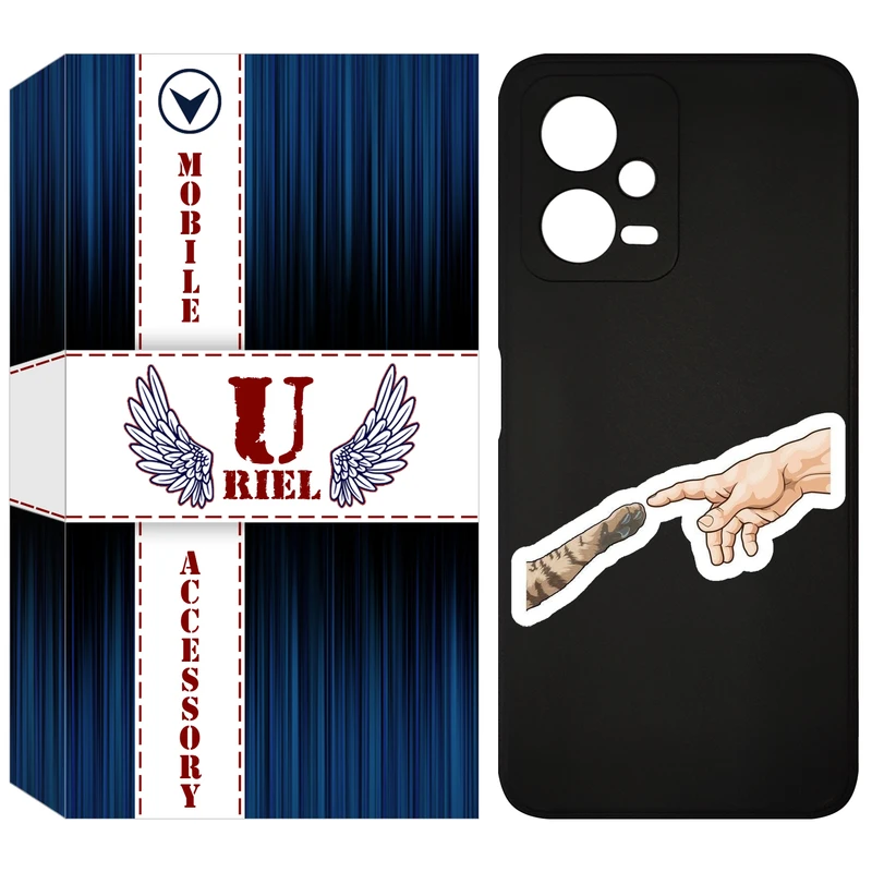 کاور یوریل مدل KSH کد 94 طرح دست گربه مناسب برای گوشی موبایل شیائومی Poco X5 / Redmi Note 12 5G