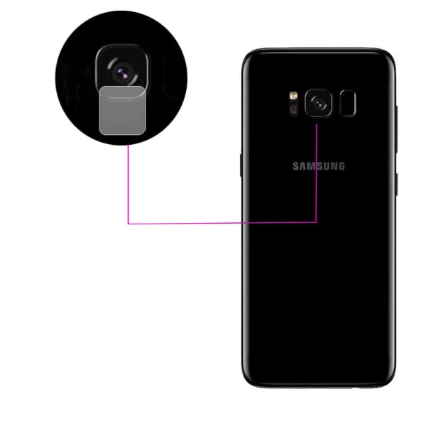 محافظ لنز دوربین مدل CR مناسب برای گوشی موبایل سامسونگ GALAXY S8