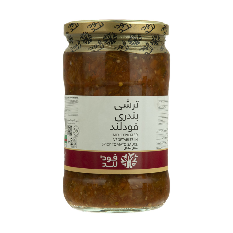 ترشی بندری فودلند مقدار 670 گرم